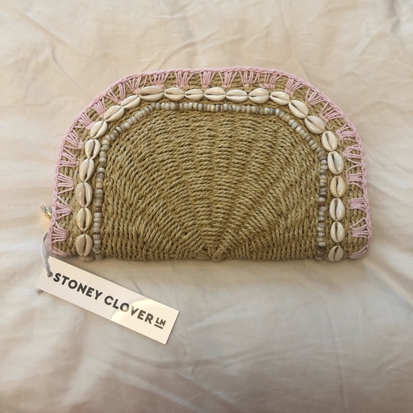 Stoney Clover Lane Handbags - Stoney Clover Woven Shell Clutch